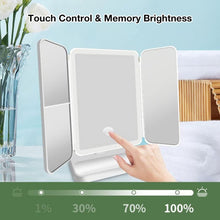 Load image into Gallery viewer, LED Rechargeble Makeup Mirror
