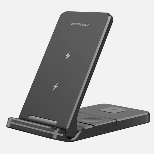 Foldable 3-in-1 travel charger