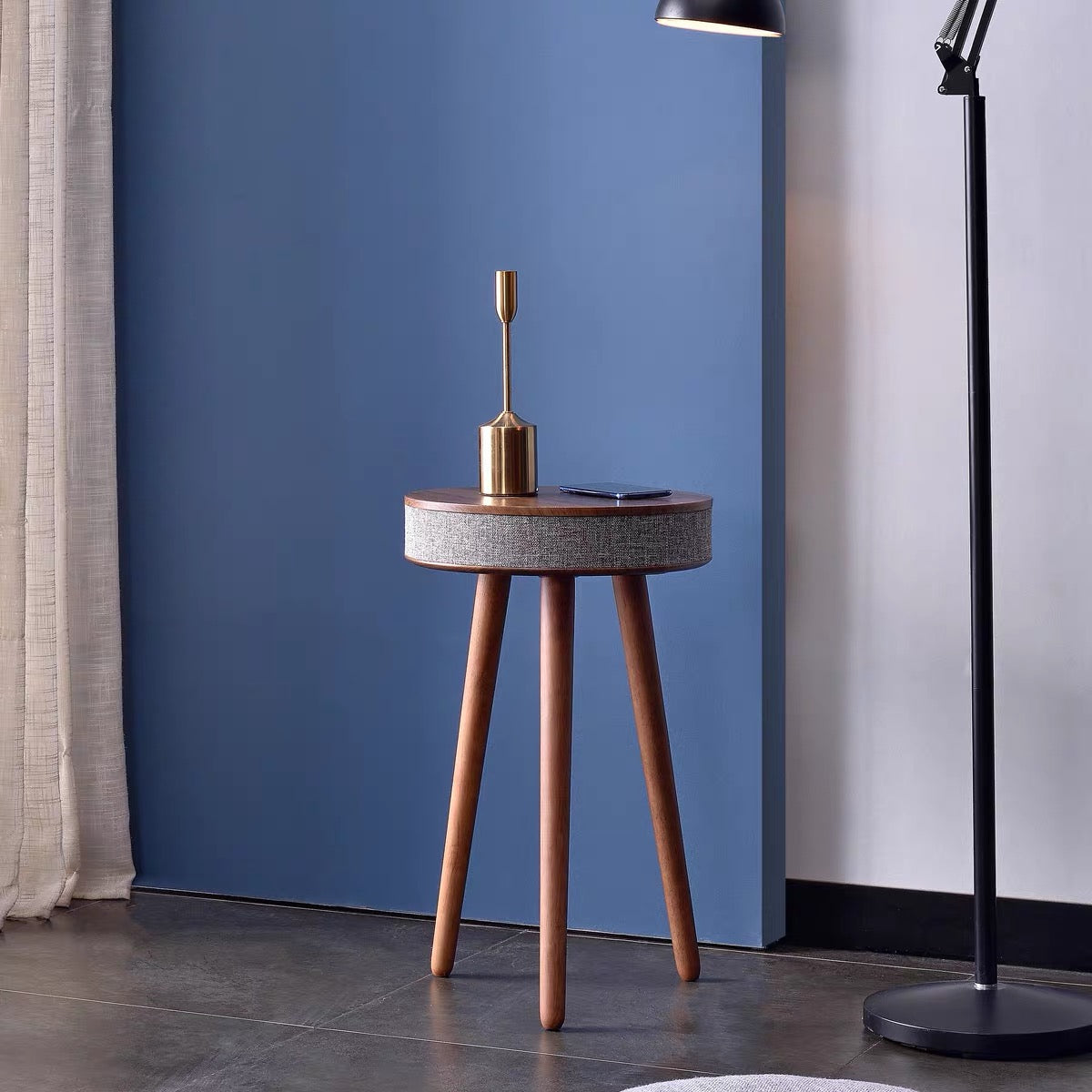 Wooden Smart Side Table