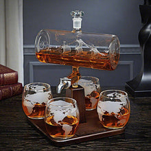 Load image into Gallery viewer, Sailing Boat Whiskey Decanter
