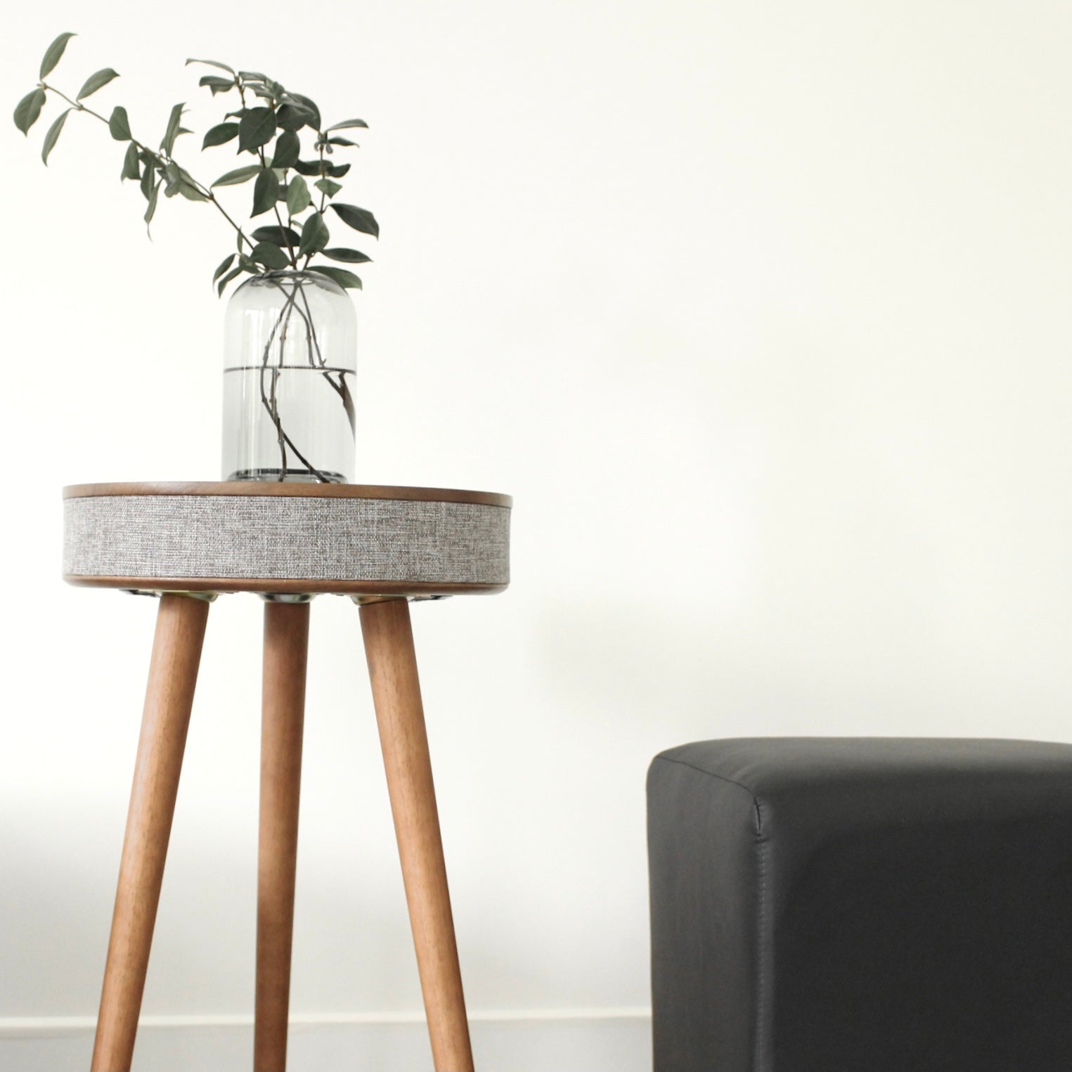 Wooden Smart Side Table